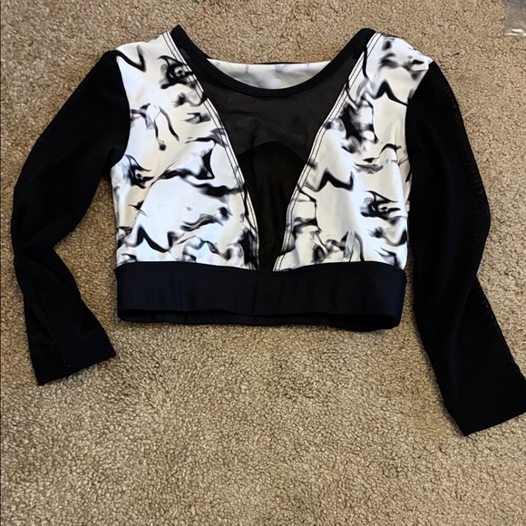Girls Long Sleeve 5 Dance Top - Picture 1 of 6